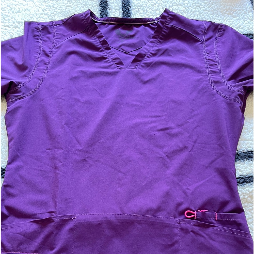 smitten scrub shirt